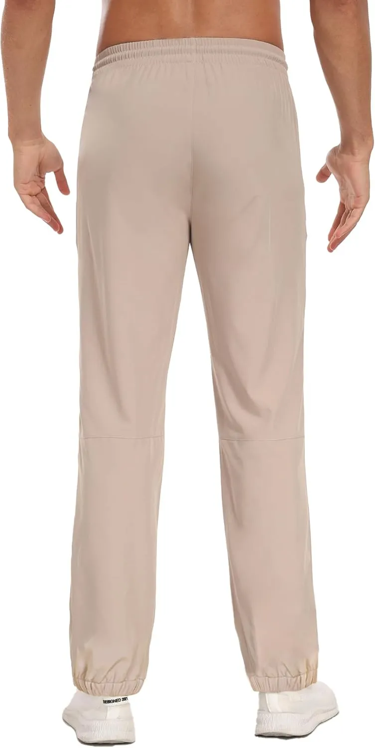 Hiking Pants Men Cargo Pants Water Resistant Lightweight Work Casual Pants Joggers with Zipper Pockets Outdoor HH24019M