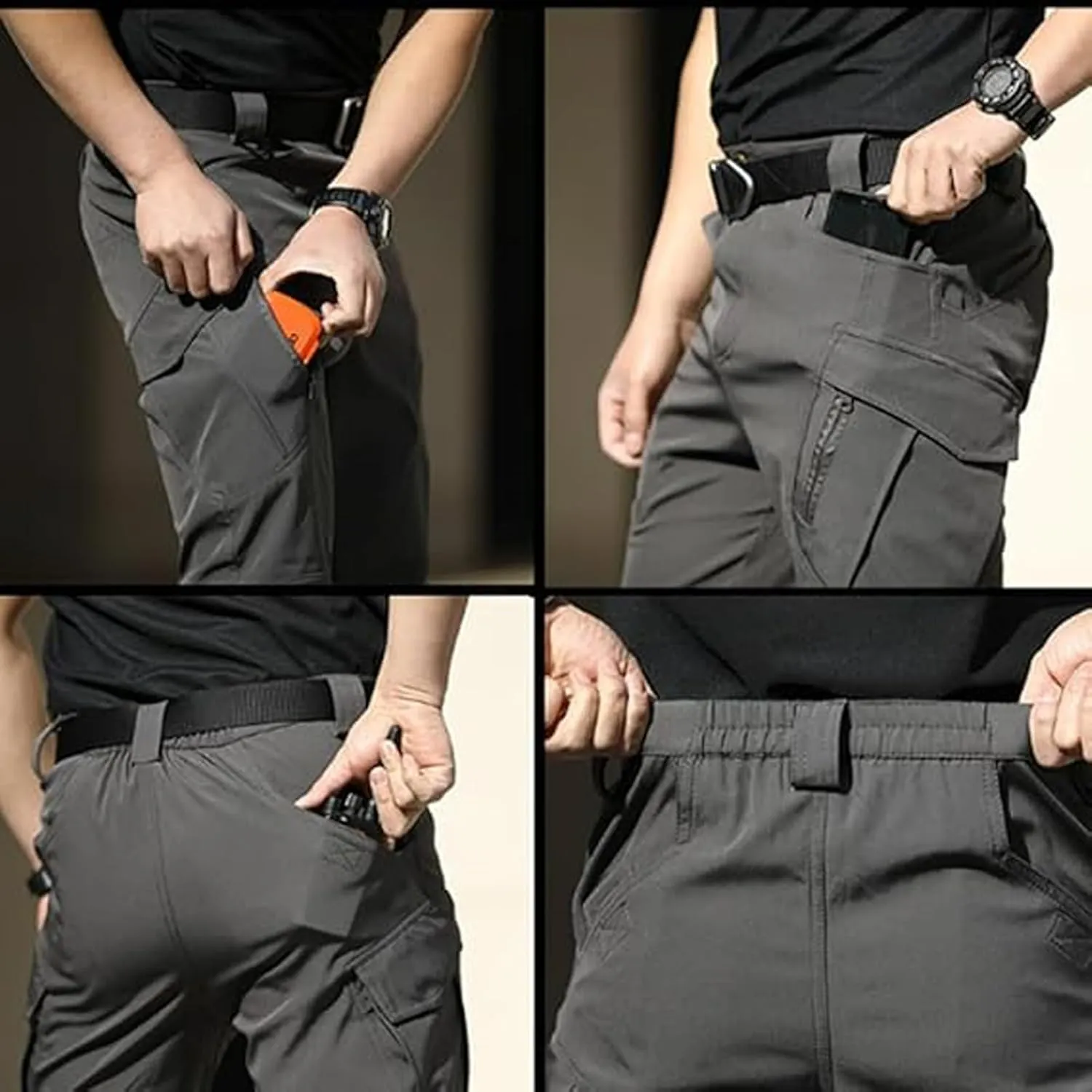 Le Spartan Tactical Pants, Lespartan Tactical Pants, 10-Pocket Lightweight Water Resistant Ripstop Cargo Pants