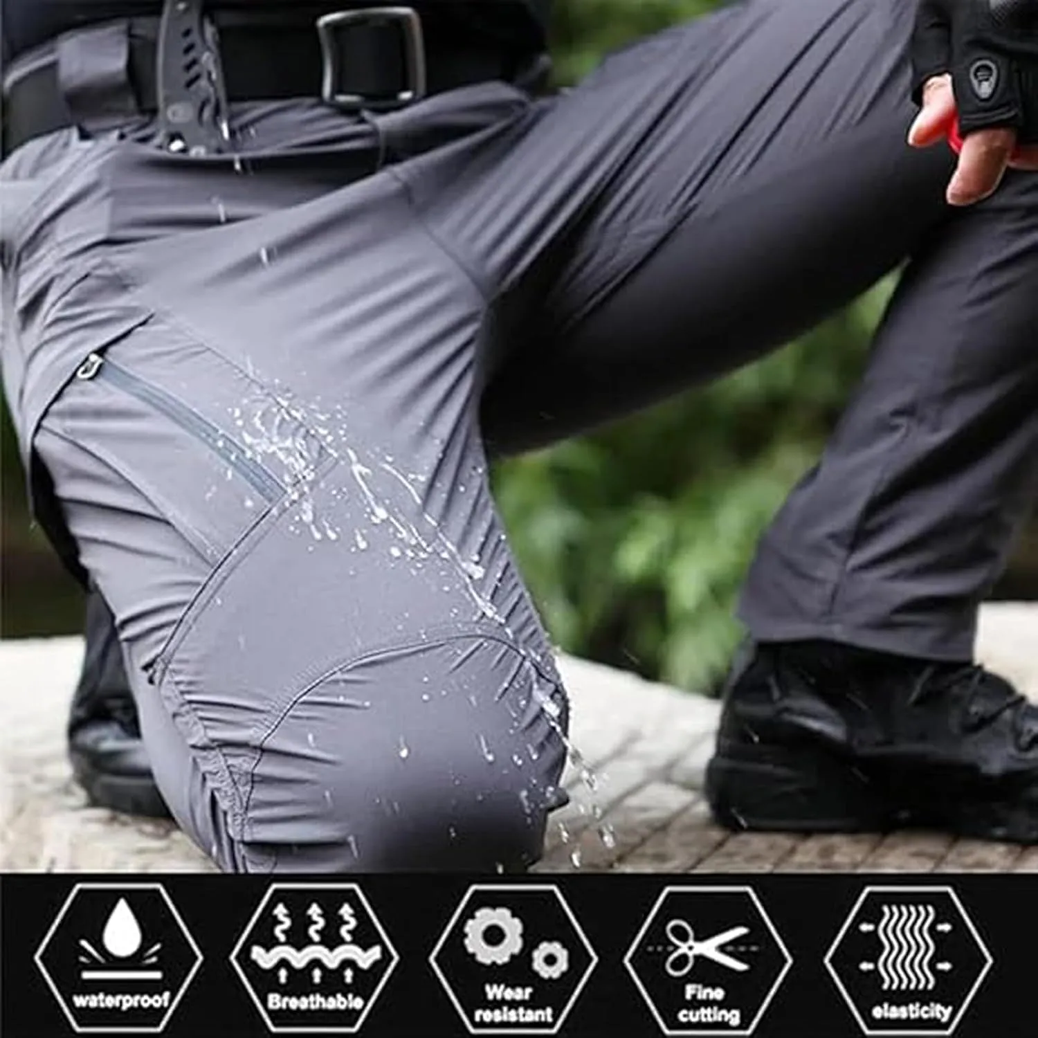 Le Spartan Tactical Pants, Lespartan Tactical Pants, 10-Pocket Lightweight Water Resistant Ripstop Cargo Pants