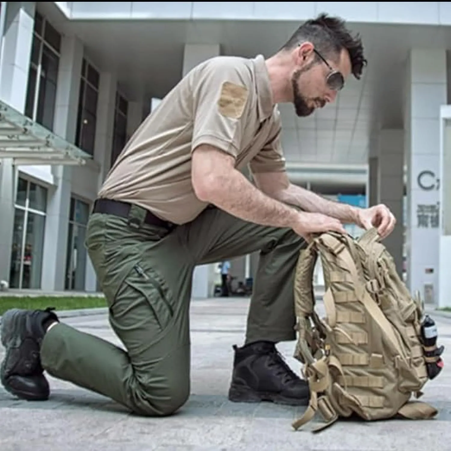 Le Spartan Tactical Pants, Lespartan Tactical Pants, 10-Pocket Lightweight Water Resistant Ripstop Cargo Pants