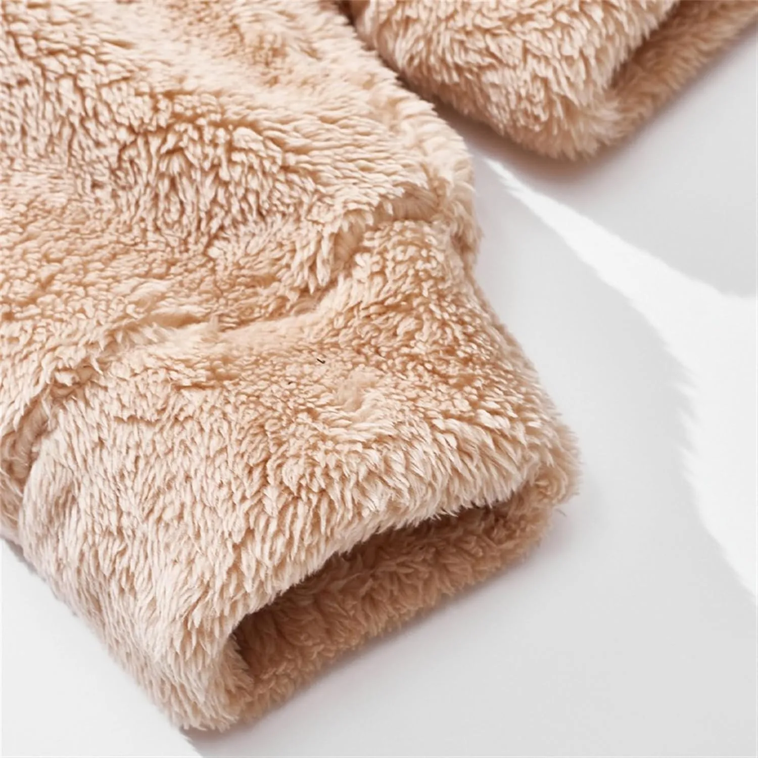 Men's Fleece Sweater Hooded Warm Jacket Winter Warm Soft Comfty Hoodies Full Zip Casual Soft Plush Coats