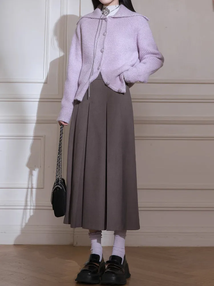 Satin blazer   skirt suit【s0000005800】
