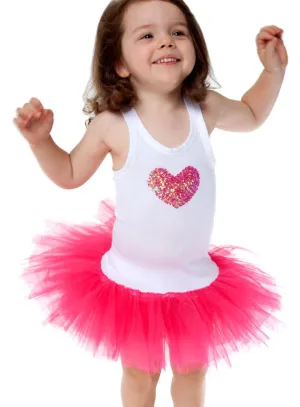 sweetheart Singlet HOT PINK Large