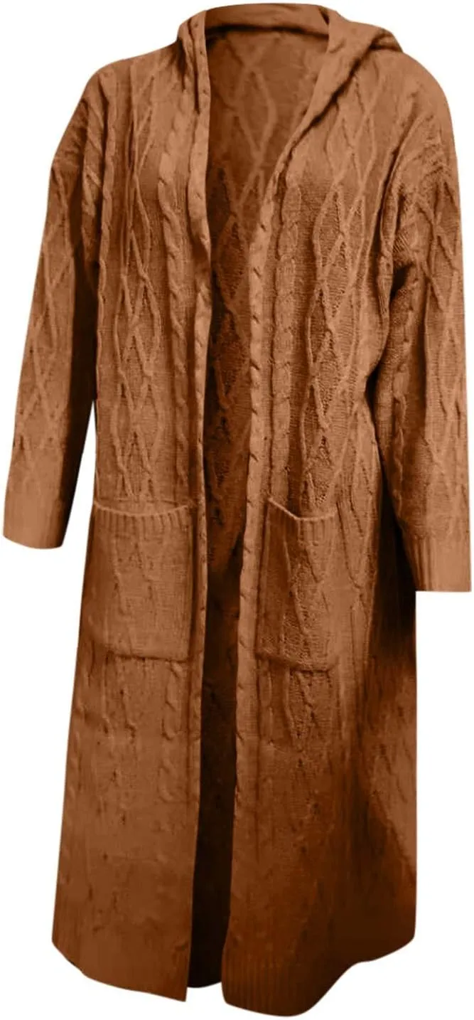 Trench Coats for Women Women Cardigan Breasted Large Long Single Sleeves Coat Women's Coat Double-Breasted Classic