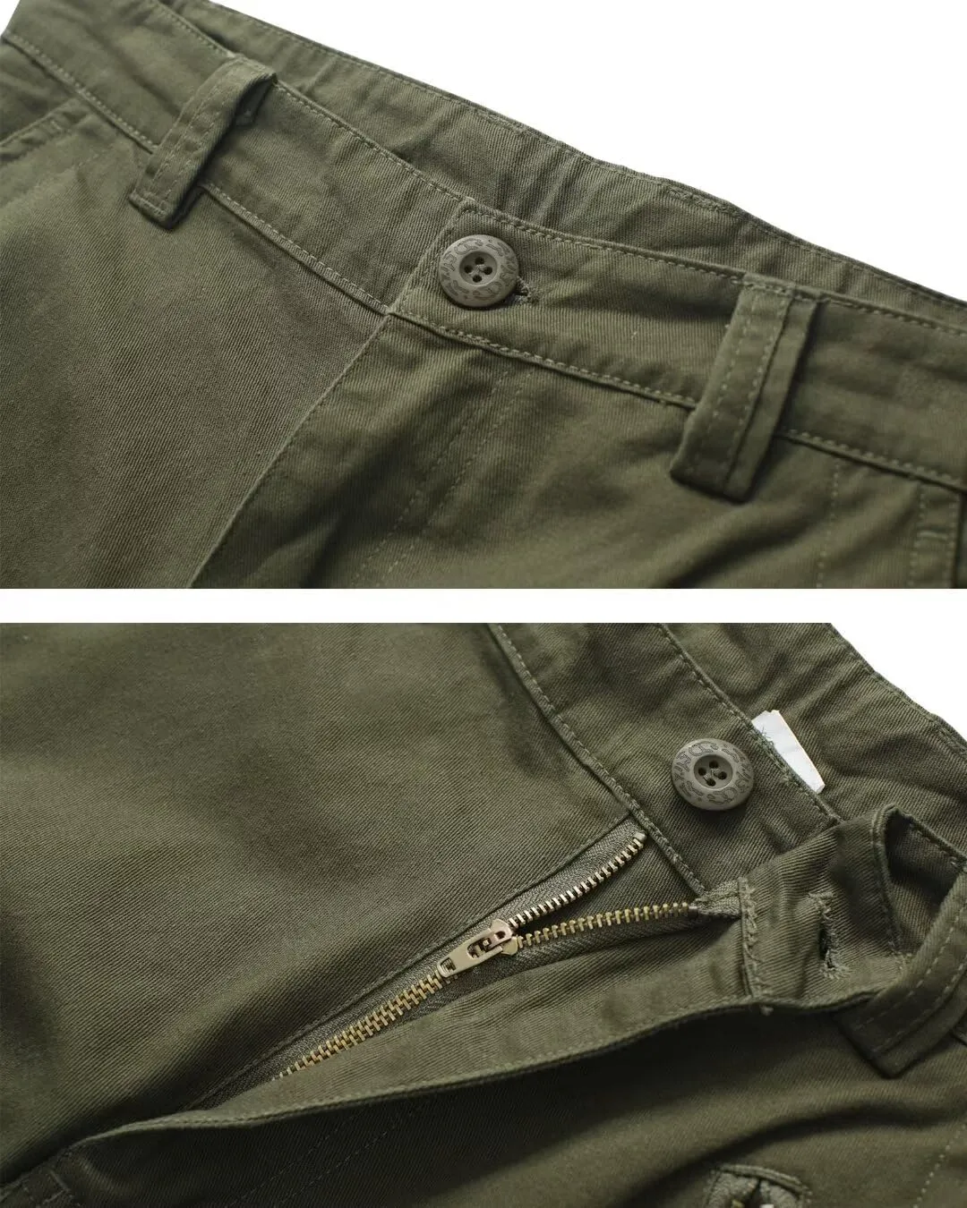 TRGPSG Men's Wild Cargo Pants, Camo Pants Cotton Casual Work Hiking Pants with 8 Pockets