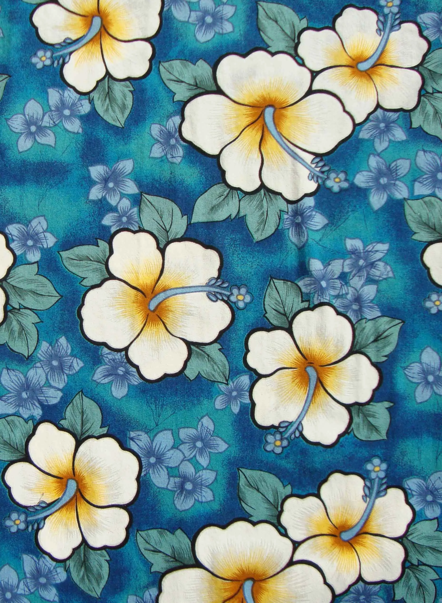 Vintage Hawaiian Dress Kapaia Stitchery Floral Hibiscus M