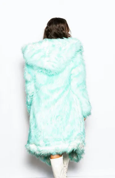 Women's Desert Warrior Coat in "Just The Tip-Turq"